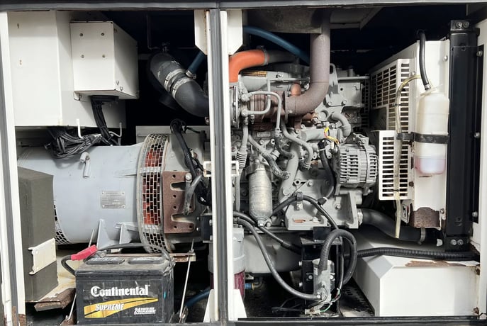 36 KW Multiquip #DCA45SSIU4, diesel, enclosure mounted on trailer, 5020 hours, #89078 - Image 3