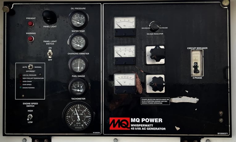 36 KW Multiquip #DCA45SSIU4, diesel, enclosure mounted on trailer, 5020 hours, #89078 - Image 6