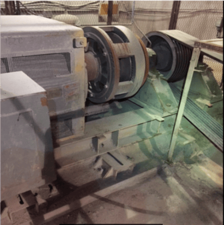 42" x 65" Allis-Chalmers, Mark I Superior Gyratory Crusher, 400 HP GE motor, Lot of spare parts, 2000 TPH - Image 9