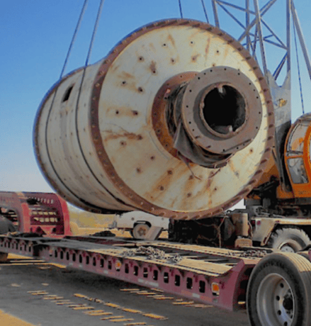 10' x 14' Marcy Ball Mill with 800 HP motor, Overflow discharge, Pinion, 1.5 SF - Image 1