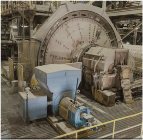 18' x 10.5' Fuller FLS, SAG mill with 1500 HP motor, Rubber-lined, 1995 - Image 3