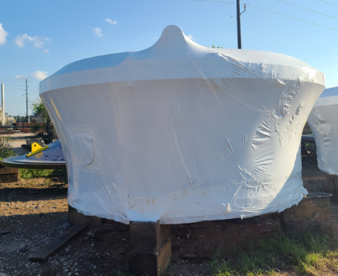 36' x 17' FLSmidth, SAG Mill with 18350 HP, Braking system, Complete liner package, Unused - Image 9