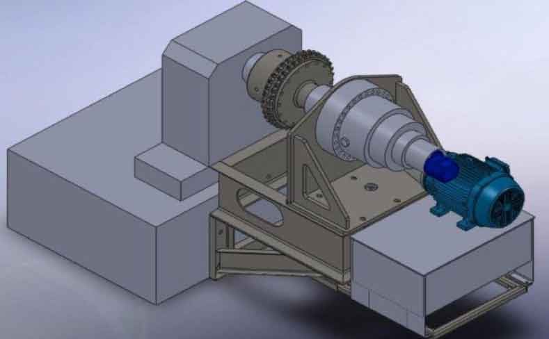 Hydraulic Grinding Mill Inching Drive, 2:1 SF - Image 4