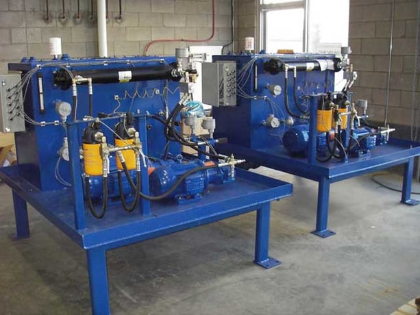 Two Pump Hydrodynamic Grinding Mill Journal Bearing Lubrication and Lift Unit - Image 1