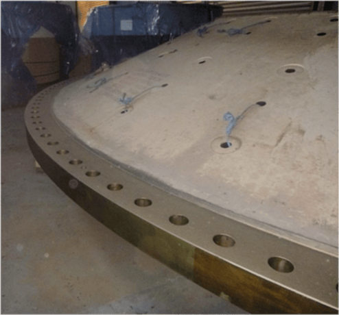 22' x 38' Metso Ball Mill with 13400 HP, (2) 6,700 HP motor, 680 TPH hard ore, 975 TPH soft ore, Unused, 2007 - Image 6