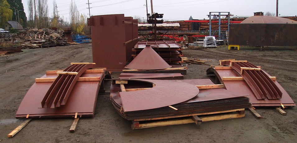 60' diameter x 10' deep (18mx3m) Thickener Tank Assembly, 1/4" thick ASTM A-36 steel - Image 5