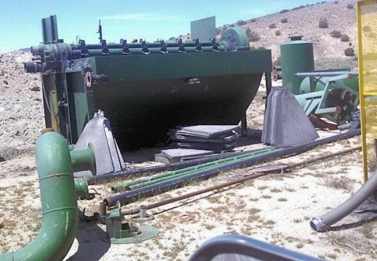 EIMCO, vacuum disc filter, 8 disc, 890 squaring ft., Nash vacuum pump, 200 HP belt drive - Image 1