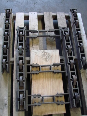 Roller-rail system, for Lindberg Pacemaker/GVRT 24" x 36", HT alloy, perfect condition. - Image 1