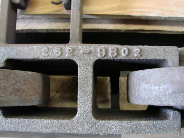 Roller-rail system, for Lindberg Pacemaker/GVRT 24" x 36", HT alloy, perfect condition. - Image 4
