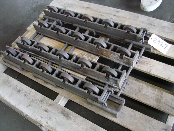 Roller-rail system, for Lindberg Pacemaker/GVRT 24" x 36", HT alloy, perfect condition. - Image 5