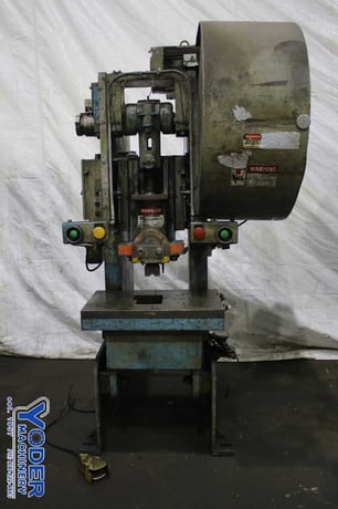 70 Ton, Heim #7, OBI press, 3" stroke, 13" Shut Height, 4" adj., 11" throat, 32" x20" bed, 110 SPM, air - Image 2