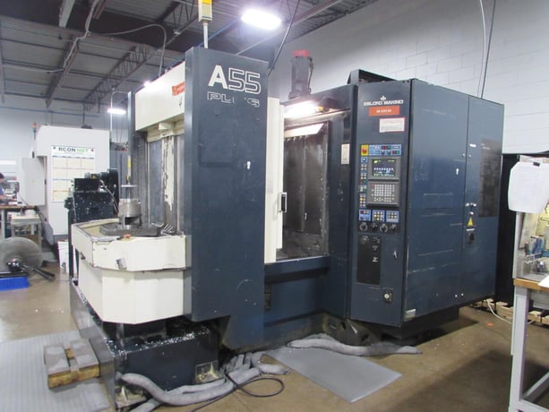 Makino #A55, CNC horizontal machining center, thru spindle coolant, 22" X/Y/Z, 12000 RPM, 314.96 IPM, Used - Image 9