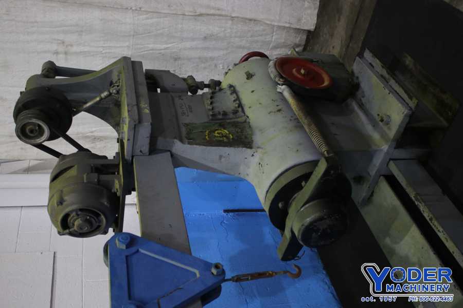 150 Ton, Vertical wheel press, 18 stroke, 40-1/2" between rails, spring ram return, #74885 - Image 5