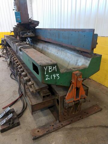 12' Ransome, 144" top & bottom tank seam welder system, #13395 - Image 4