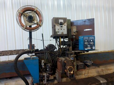 12' Ransome, 144" top & bottom tank seam welder system, #13395 - Image 7