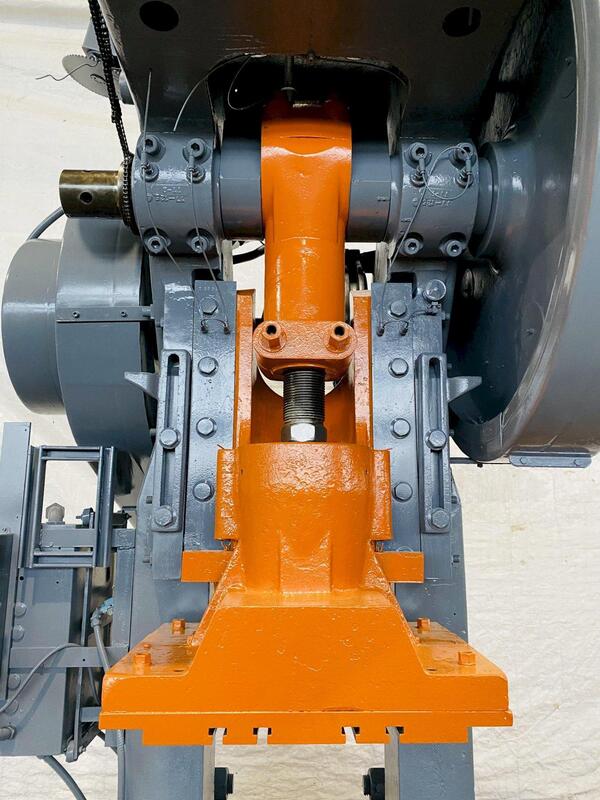 125 Ton, Johnson #125BG/AC, OBI press, 6" stroke, 21.5" Shut Height, 4" adj., 40 SPM, 42" x27" bed, air clutch - Image 5