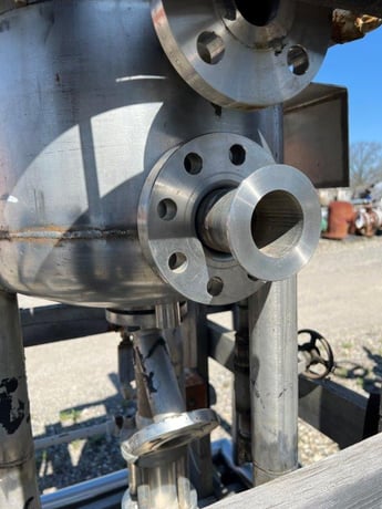 10 gallon Northland Stainless, 316L Stainless Steel reactor, 100/FV internal, 100 psi jacket, 1990 - Image 2