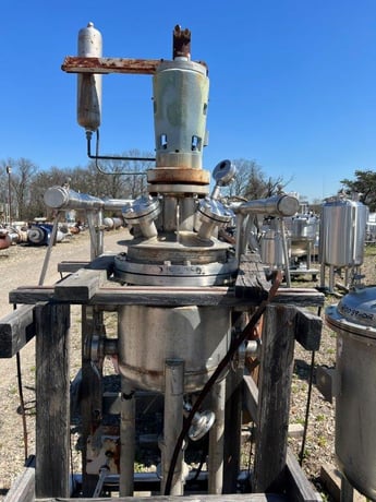 10 gallon Northland Stainless, 316L Stainless Steel reactor, 100/FV internal, 100 psi jacket, 1990 - Image 4