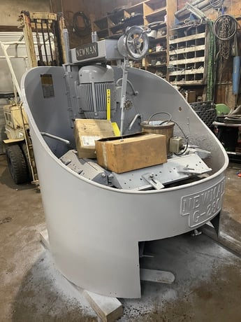 6.5" x 28" Newman #G-280, Knife Grinder, 12" grinding wheel, 1/8" to 1" thickness capacity (2 available) - Image 1