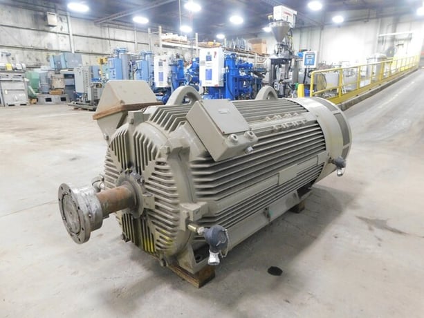 450 HP 1190 RPM General Electric, Frame 5013S, model 5KS513SAA353 severe duty AC motor, 2300 Volts - Image 5