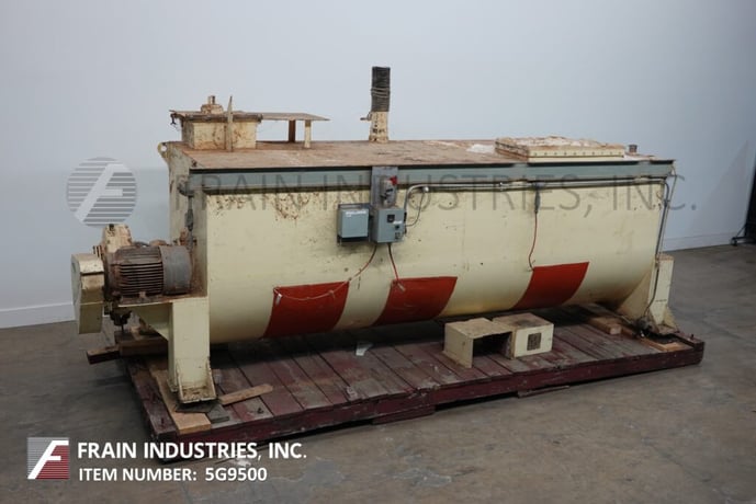 Blommer, 20000 lb, Carbon Steel, chocolate melter, 168" L x 60" W x 63" D vessel, lift off cover, mounted on - Image 1