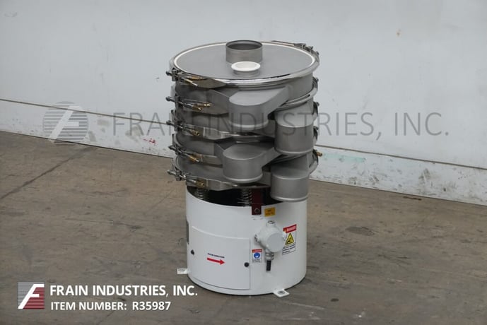 24" Custom Advanced Connections #DM24, separation vibratory sifter, mounted an vibratory pedestal style base - Image 1