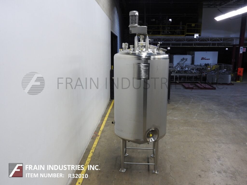600 gallon Feldmeier #EPC60048FS, 304 Stainless Steel jacketed process tank, 48" ID x 80" straight wall, dome - Image 3