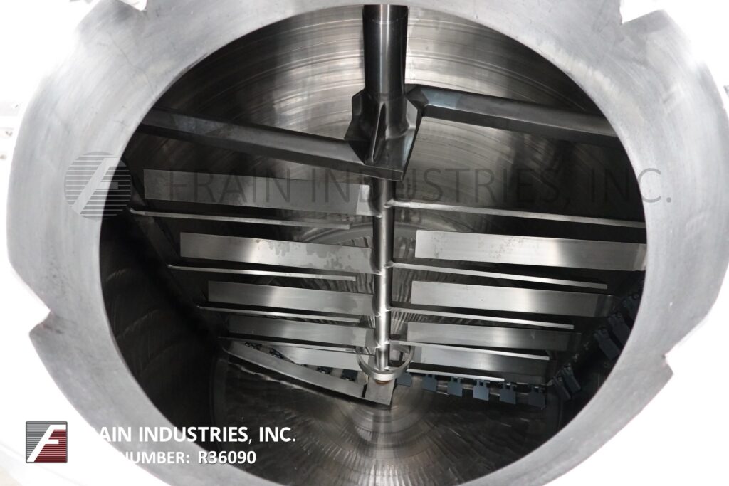 1500 gallon Lee #1500U9MS, 316 Stainless Steel jacketed & insulated process tank, 78" dia. x 86" straight - Image 2