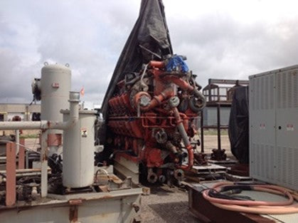 2723 HP @ 1000 RPM, Waukesha #12V-AT25GL Core Engine, S/N C-10472/2, 2007 - Image 2