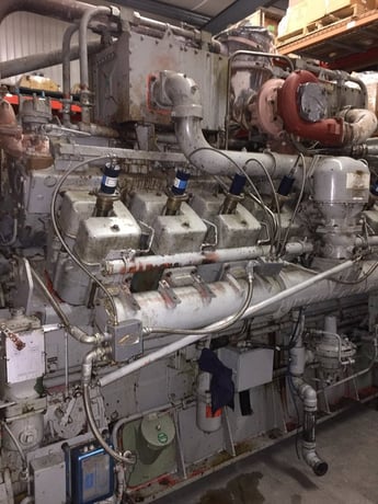 1609 HP @ 1000 RPM, Waukesha #P9390GL, natural gas engine core, S/N C-10929/1 - Image 1