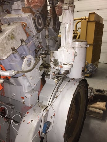 1609 HP @ 1000 RPM, Waukesha #P9390GL, natural gas engine core, S/N C-10929/1 - Image 5