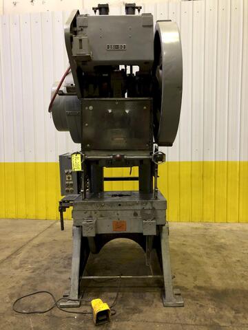 80 Ton, South Bend #OBI-90, Back Gauge OBI punch press, 4" stroke, 15.5" Shut Height, 3.5" adj., 35" x24" - Image 4