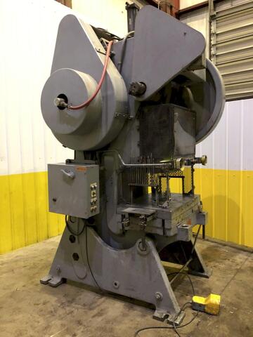 80 Ton, South Bend #OBI-90, Back Gauge OBI punch press, 4" stroke, 15.5" Shut Height, 3.5" adj., 35" x24" - Image 5