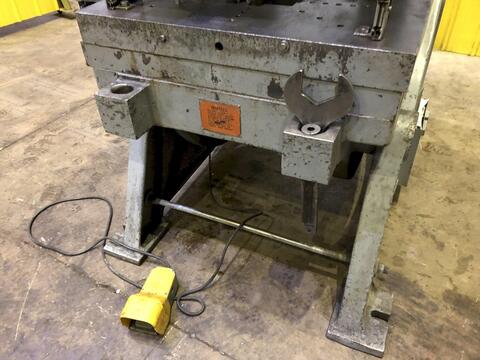 80 Ton, South Bend #OBI-90, Back Gauge OBI punch press, 4" stroke, 15.5" Shut Height, 3.5" adj., 35" x24" - Image 10