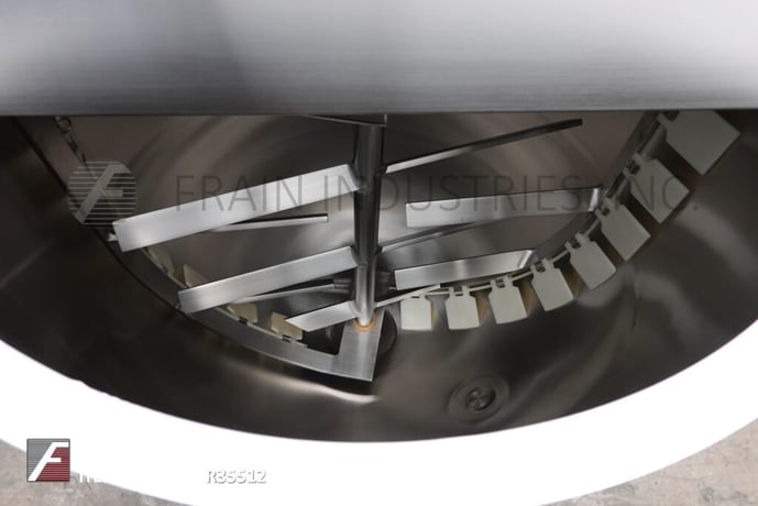 150 gallon Lee #150D9MS, 316 Stainless Steel jacketed double motion kettle, 42" dia. x 39" deep with 20" - Image 2