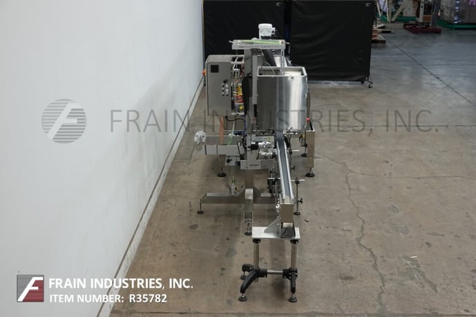 Axon #EZ130, automatic, self contained ThermoFlow tamper evident shrink neck bander or sleeve label - Image 4