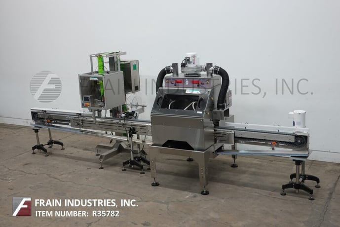 Axon #EZ130, automatic, self contained ThermoFlow tamper evident shrink neck bander or sleeve label - Image 5