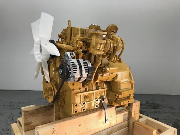 24 HP Caterpillar #C1.5, Engine Assembly, 3 cylinder mech turbo diesel engine, sound attenuated enclosure 4 - Image 1