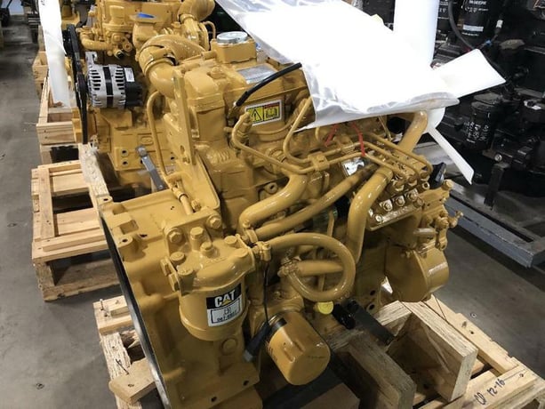 24 HP Caterpillar #C1.5, Engine Assembly, 3 cylinder mech turbo diesel engine, sound attenuated enclosure 4 - Image 5