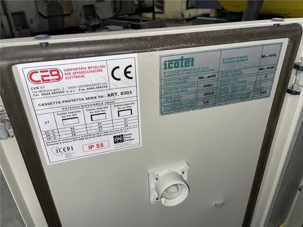 6.2" BD Plast, slide plate screen changer, hydraulic power pack w/ accumulator, #19124A - Image 5