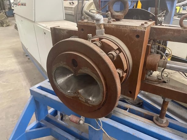 6.2" BD Plast, slide plate screen changer, hydraulic power pack w/ accumulator, #19124A - Image 8