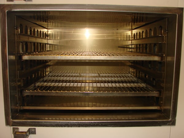 24" width x 15" H x 24" L Grieve #CLA-500, class 100 clean room, Stainless interior, HEPA filters, 500°F - Image 3