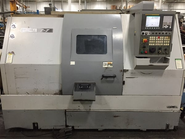 Leadwell #T7, 20" swing, 2.5" bar, 4500 RPM, 8" chuck, Fanuc 0iTC, 2006 - Image 2