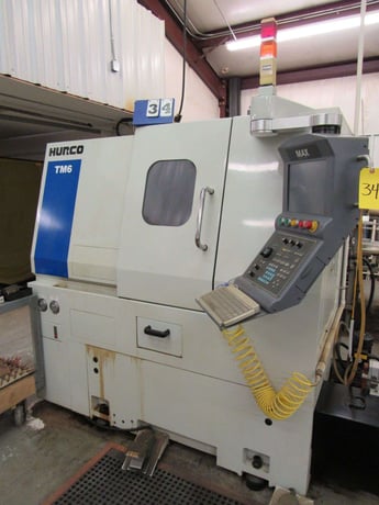 Hurco #TM-6, 15.9" swing, 6" chuck, 1.7" bar, barely used, alot of tooling, 2007 - Image 1