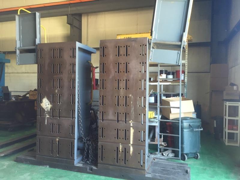 180" x 36" x 36" Giddings & Lewis, angle plate, pair - Image 8