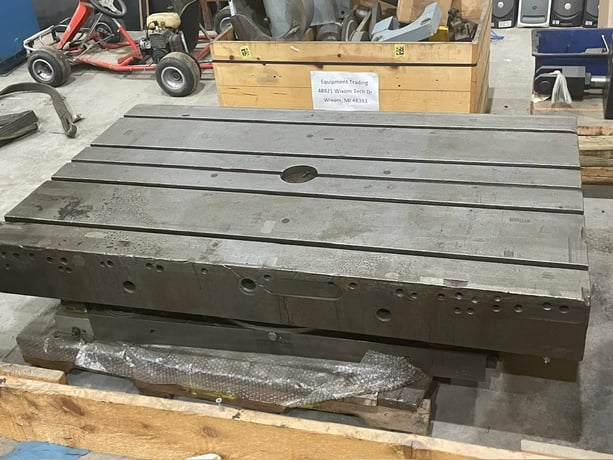 36" x 60" Giddings & Lewis, hydrostatic index table, 1972 - Image 1