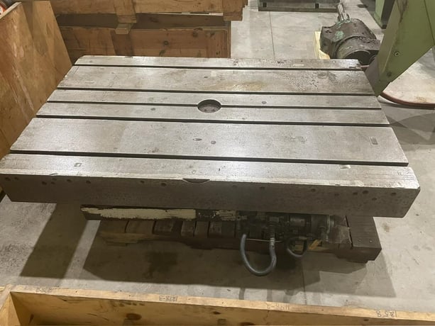36" x 60" Giddings & Lewis, hydrostatic index table, 1972 - Image 3