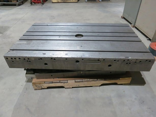 36" x 60" Giddings & Lewis, hydrostatic index table, 1972 - Image 4