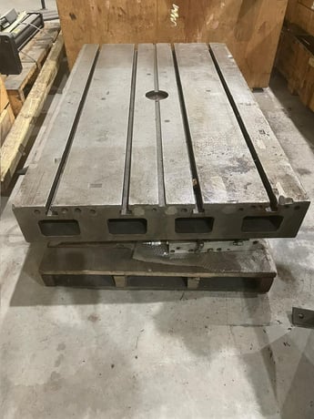 36" x 60" Giddings & Lewis, hydrostatic index table, 1972 - Image 5