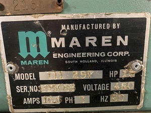 Maren #111-297 AUTO, Scrap Baler, 15" x 15" bale, 15 hp - Image 3